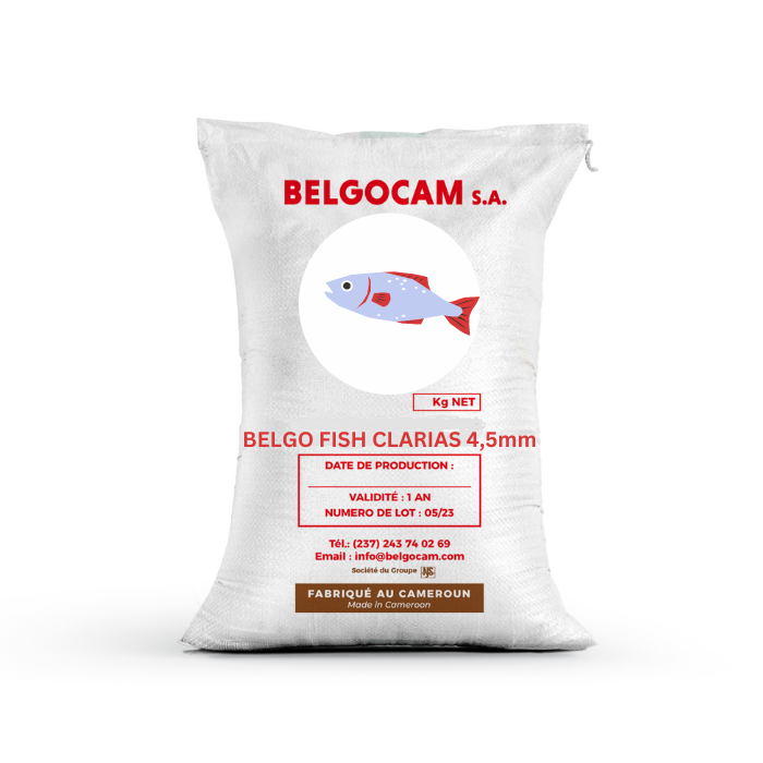 BELGO FISH CLARIAS 4.5mm 5kg